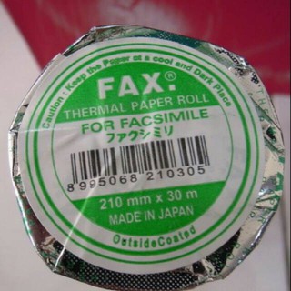 210Mmx30Mm Fy Fax térmico papel de Fax papel de Fax 210X30mm longitud 30Mm