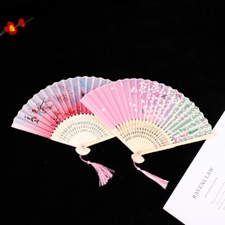 ifashion65 estilo chino ventilador patrón plegable fiesta de baile encaje seda mano flor ventilador mx