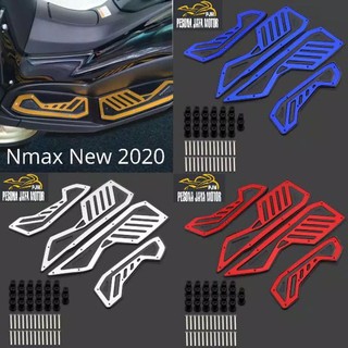 Bordes Nmax nuevo 2020-2021 Cnc marca Original AKAI Racing reposapiés alfombra