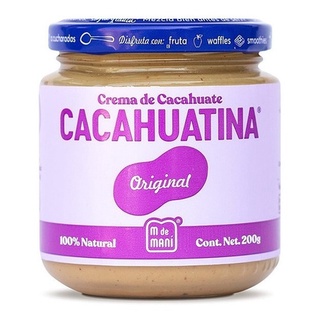 Cacahuatina Crema De Cacahuate 200g M De Maní Original