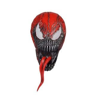nueva llegada rojo veneno araña hombre cosplay avenger alianza veneno máscara de látex casco unisex (3)
