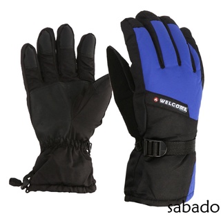 sabadofull finger - guantes de esquí antideslizantes, a prueba de viento, (5)