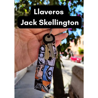 Jack Skellington Llavero cordón de tela
