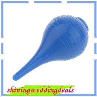 Bulb Syringe - Rubber Suction Ear Washing Syringe Squeeze Bulb Ear Blue