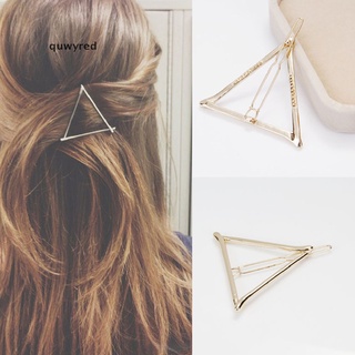 quwyred nuevas mujeres estilo coreano triángulo horquilla clip de pelo accesorios bobby pins mx