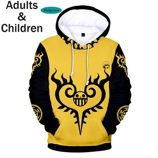 Printed Anime One Piece Character Suit Hoodies One Piece Hoodie Pullovers