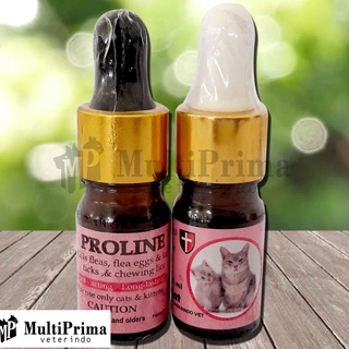 (Y1163) Piojos de gato medicina - PROLINE PLUS pintura 2,5 ml - garrapata de pulgas
