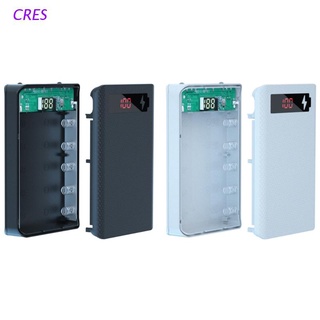 CRES Wearproof Caja De Carga 18650 Power Bank Titular Caso DIY Shell Baterías (1)
