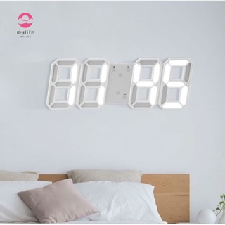 💖 3D LED reloj de pared mesa Digital despertador grande pantalla moderna Snooze reloj de noche en casa oficina electrónica escritorio (1)