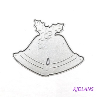 KJDLANS Christmas Double Little Bells Carbon Steel Cutting Dies DIY Scrapbooking Photo Album Embossing Paper Cards Making Stencil Decorative Cards Edges Crafts Accessories