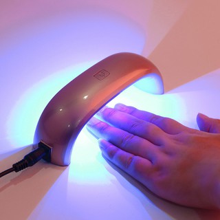 9W Mini CCFL LED secador de uñas lámpara Gel esmalte UV Gel máquina de curado para uñas arte jnp