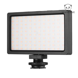liyadi led panel de luz de vídeo en cámara 3200k-5600k regulable lámpara ajustable brillo luz flash con montaje de zapata fría para fotografía transmisión en vivo (1)