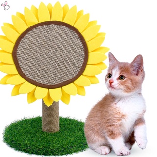 Juguete Para mascotas Gato Placa De arañazos Sisal Hemp girasol Resistente al Desgaste (1)