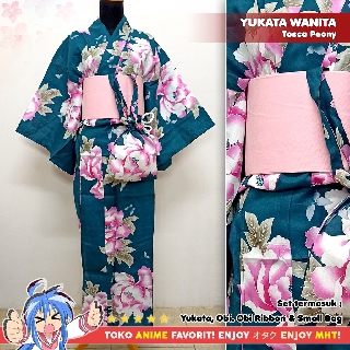 Kimono yukata para mujer: Tosca Peony