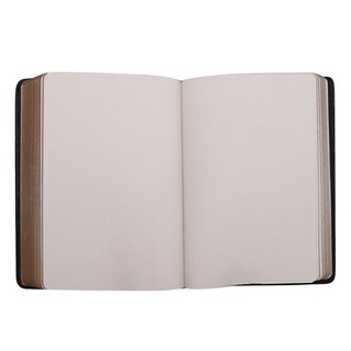 Timiby Classic Vintage Notebook Journal Diary Sketchbook Thick Blank Page Leather Cover (5)