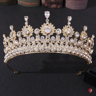 Corona De compromiso con circonita De Alta calidad/joyería De aleación/diamante/diamantes/boda/corona