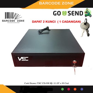 Cajonera/Cajón/Cajón dinero VSC CD-330 RJ-11 (37X33Cm) 1 año de garantía (1)