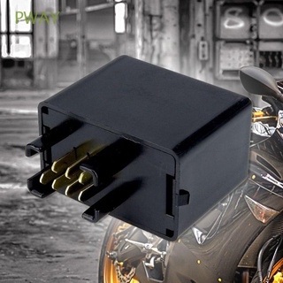 PWAY Black Rele de intermitencia Hot Motocicleta Indicador LED De alta calidad Práctico Nuevo Util 7 Pin