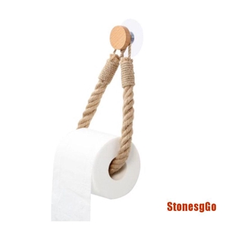 stgo rollo servilletas soportes para colgar cuerda de madera soporte de papel higiénico baño d