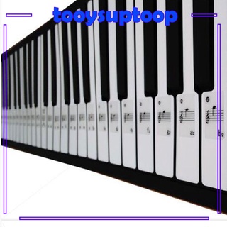 teclado electrónico para principiantes 49 61 teclas 88 teclas piano stave note pegatina