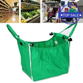 gran bolsa de compras de comestibles plegable tote ecológico reutilizable supermercado u6c3