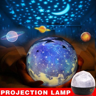 Rechargeable Star Night Light Projecto Films Night Projector 360 Degree Rotation Projector Light Colorful Modes with USB
