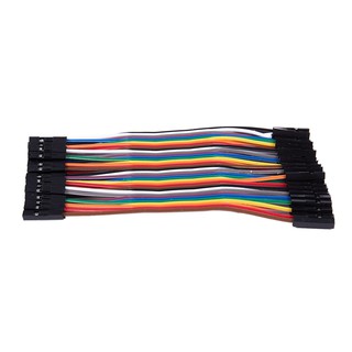 10cm 2.54 mm hembra a hembra Dupont Cable de puente de alambre para Arduino Breadboard (7)