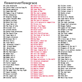 floweroverflowgrace 369 en 1 cartucho de tarjeta multicart para game boy advance gba sp nds ndsl english ffg