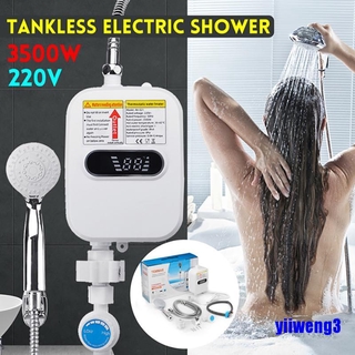 3500W 220V Electric Hot Water Heater Household Instant Water Heating Machine