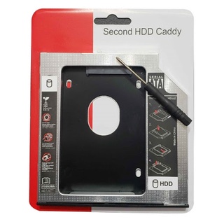 Caddy Adaptador Para Segundo Disco Duro Sata 9.5mm o 12.7Mm Hp Dell etc Compatible SSD