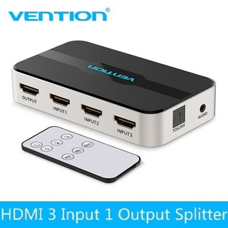 VENTION Interruptor de vención HDMI 3 en 1 con Optotical & AUX - AFJ