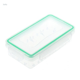lucky Portable Hard Plastic Transparent Case Holder Storage Box For 2x 18650 Batteries