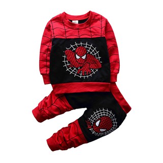2020 nuevo bebé spiderman conjuntos de ropa de algodón deporte traje para niños ropa de primavera trajes de niños ropa 3pcs conjunto otoño mono otoño (4)