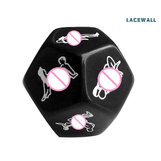 Lacewall 25 mm 12 lados adulto amante de la luna de miel Rolling dados juego erótico apuesta juguete sexual suministros (3)