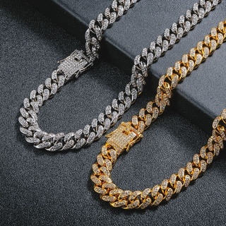 Collar con cadena cubana y cadena De oro Grande craveado Hip-Hop/accesorios para hombre (3)