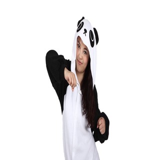 Pijamas de Animal adulto blanco Kongfu Panda Onesie Kigurumi Cosplay (4)