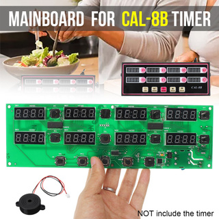 YAK temporizador de cocina para CAL-8B 8 canales Digital temporizador Gadgets herramienta de utensilios de cocina