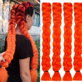 chuguang kanekalon extensión de pelo sintético falso trenza jumbo trenzado para las mujeres afro twist trenzas peinados ombre crochet trenzas (8)