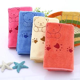 Venta caliente lindo bebé de dibujos animados Animal impresión corazón toalla de baño niños bebé toallas de algodón (2)