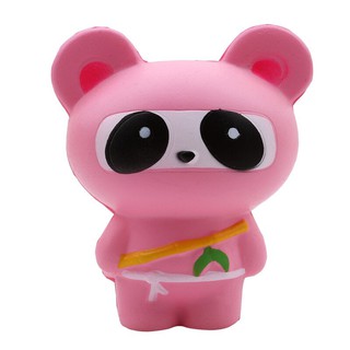 Squeeze Toy Jumbo Kawaii Squishy Panda Fox pan suave Slow Rising alivio del estrés juguetes dulces dibujos animados aliviar el estrés (3)