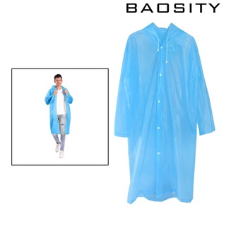 [BAOSITY] impermeables reutilizables para mujer, Ponchos de lluvia para hombre, con capucha, capa de lluvia (1)