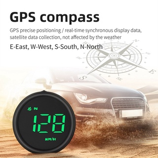 Head Up Display GPS Hud Mph/Km motocicleta Overspeed velocímetro WarningBrand nuevo y alta calidad (3)
