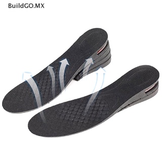 [BuildGO] Plantilla De Elevación De Zapatos Para Hombre Y Mujer , Cojín De Aire , Para Talón , Aumento De Altura Ajustable [MX]
