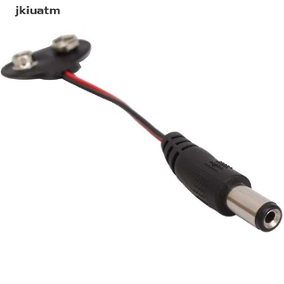 jkiuatm 5pcs t tipo 9v dc cable de alimentación de batería barril conector jack para arduino nuevo mx