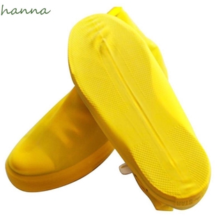 HANNA grueso Overshoes Protector 1 par de zapatos de lluvia portátil Impermeable antideslizante al aire libre mujer Impermeable botas cubierta/Multicolor