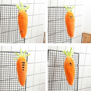 yzz Carrot Shaped Pencil Case Cartoon Plush Stationery Bag Large Capacity (7)