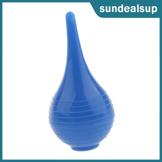 [sund] Bulb Syringe - Rubber Suction Ear Washing Syringe Squeeze Bulb Ear Blue