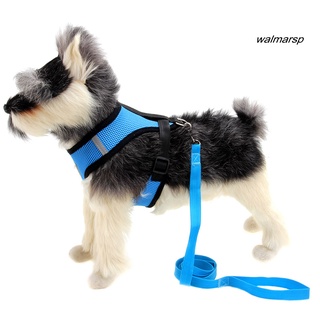 [WMP] Arnés reflectante de malla suave ajustable para mascotas/perro/cachorro/chaleco/correa de tracción (5)
