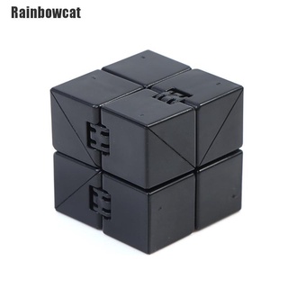 rainbowcat~ cubo mágico infinito dedo juguete oficina flip rompecabezas cúbico alivio del estrés cubo