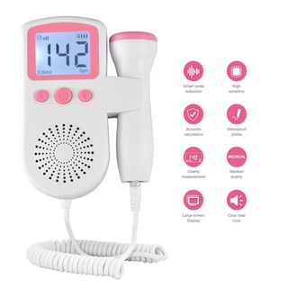 Monitor de frecuencia cardíaca fetal Doppler de 3,0 MHz (4)
